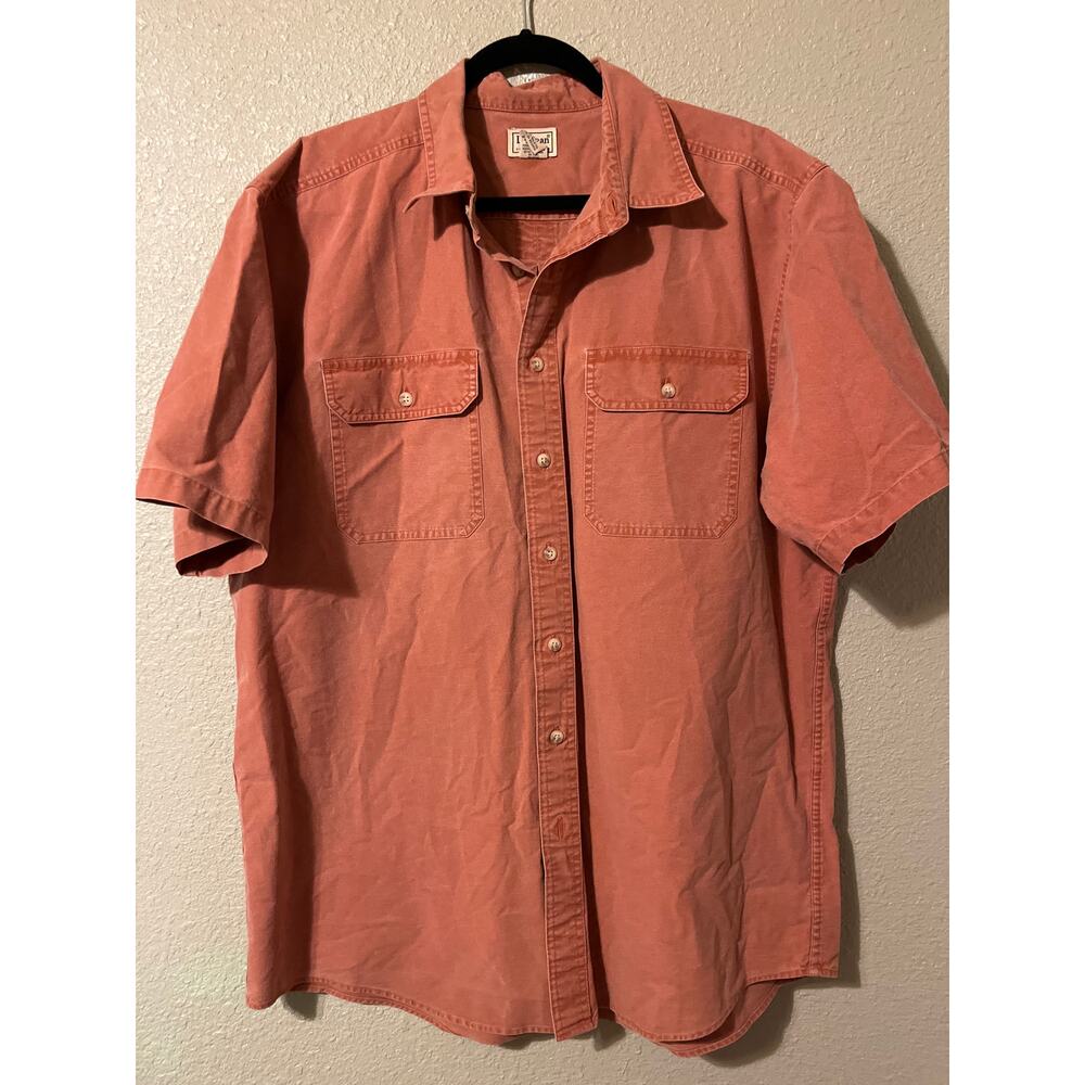 L.L. Bean men’s button front shirt
